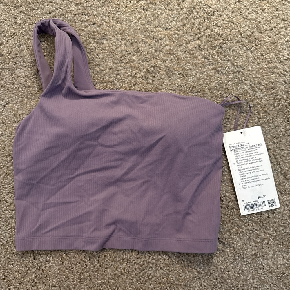 lululemon athletica Purple Crop Top